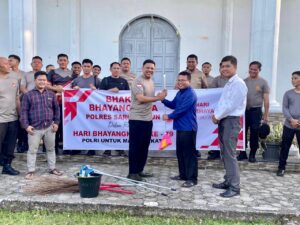 Jelang Hari Bhayangkara ke-79, Polres Sarolangun Gelar Bhakti Religi di Masjid dan Gereja