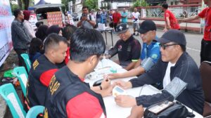 Peringati Hari Bhayangkara ke-79, Polres HSU Gelar Pelayanan Gratis di CFD Amuntai dan Dapat Apresiasi dari Bupati Sahrujani