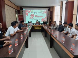 Sambut Hari Bhayangkara ke-79, Polres Ternate Gelar Doa Lintas Agama Sebagai Simbol Harmoni dan Toleransi Antarumat Beragama