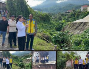 Gubernur Maluku Utara Tinjau Longsor dan Kerusakan Talud di Ternate, Instruksikan Percepatan Penanganan Infrastruktur Bencana