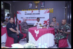 Doa Lintas Agama Warnai Peringatan Hari Bhayangkara ke-79 di Tidore, Wali Kota Harap Polri Kian Humanis