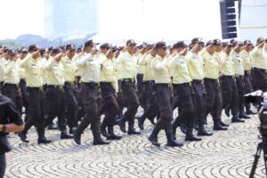 Devile Kebangsaan Hari Bhayangkara, Polri Gandeng Satpam hingga Banser Perkuat Kamtibmas