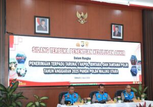 Kapolda Malut Pimpin Sidang Terbuka Kelulusan Akhir Seleksi Akpol, Bintara, dan Tamtama Tahun 2025