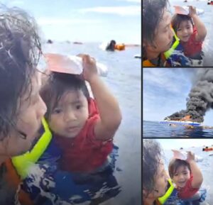 Aksi Kemanusiaan di Tengah Teror Api: Abdul Rahman Agu, Penumpang KM Barcelona VA yang Menyelamatkan Bayi dari Pelukan Ibu Panik Saat Kapal Terbakar di Perairan Talise, Minahasa Utara