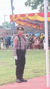 Momentum Bersejarah di Pulau Makian, Briptu Ilham Juliansyah Adam Jadi Komandan Upacara Penurunan Sang Merah Putih dengan Suara Nasionalis