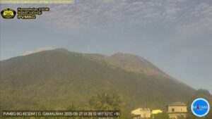 Aktivitas Vulkanik Gamalama Meningkat, Wisatawan Dilarang Mendekat Kawah