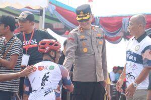 Kapolresta Tidore Hadiri Tour de Pattimura, Warnai HUT TNI ke-80 di Kota Rempah