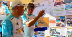 Dampingi Irwan Malaka, Wagub Malut Bahas Kontribusi PTNHM di Ajang Miners Fun Run 2025