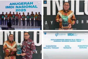 Wali Kota Tauhid Soleman Terima Anugerah Indeks Masyarakat Digital Indonesia 2025 di Jakarta