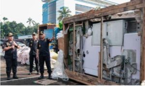 Mantap ! Bea Cukai Tindak Mesin Rokok Ilegal dari Pelabuhan Kijang Bintan di Sunda Kelapa