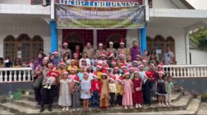 Polri Gelar Natal Bersama Korban Bencana Longsor di Tapanuli Utara, Wujud Kepedulian dan Solidaritas Kemanusiaan