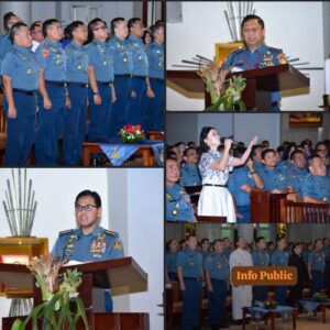 Pangkormar Hadiri Perayaan Natal Gabungan TNI AL Wilayah Jakarta 2025