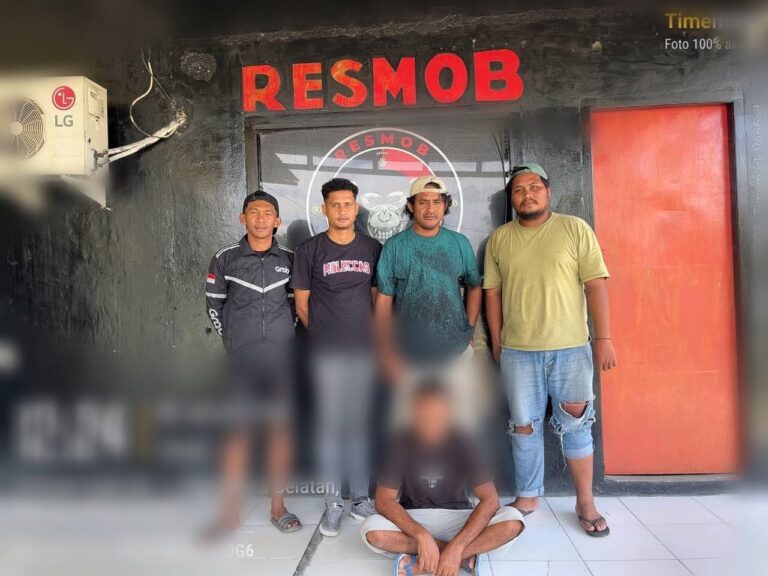 Resmob Polres Halmahera Selatan Tangkap Terduga Pelaku Persetubuhan dan Pencabulan Anak