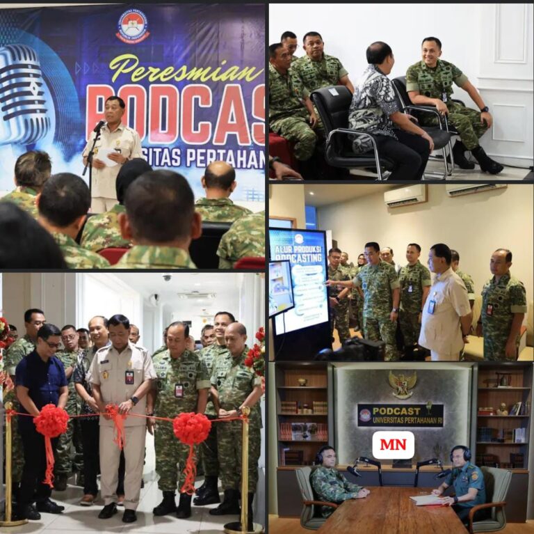 Dorong Edukasi Kebangsaan, Unhan RI Luncurkan Podcast Resmi Kampus