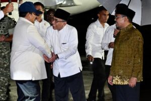 Disambut Forkopimda Jatim, Presiden Prabowo Hadiri Agenda Spiritual Satu Abad NU