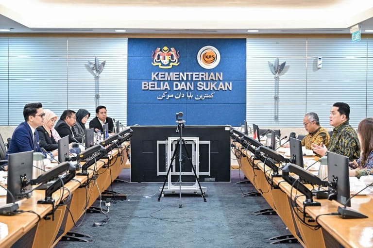 Bertemu Menpora Malaysia, Erick Thohir Bahas Persaingan Ketat SEA Games 2027