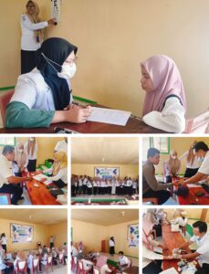 Sekcam Pulau Makian Bersama Staf dan Polsek Ikuti Cek Kesehatan Gratis dari Puskesmas