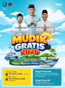 Pemkot Ternate Kembali Hadirkan Program Mudik Gratis Idulfitri 1447 H