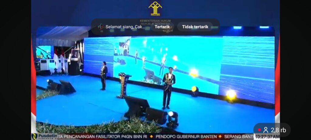 Peresmian Posbankum dan Launching Super App Kementerian Hukum Serta Pencanangan Fasilitator P4GN BNN RI