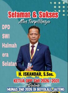 Iskandar S.Sos terpilih sebagai ketua Umum SWI Periode 2026– 2031 Di Munas Boyolali